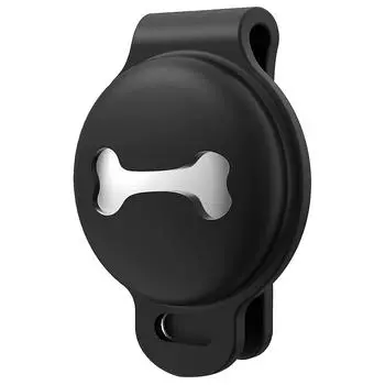 Портативная крышка локатора для отслеживания собак, предотвращающая потерю водонепроницаемости, портативная крышка локатора Bluetooth розовый