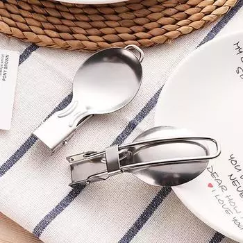 Портативная ложка Прочная посуда Многоцелевые твердые износостойкие 304 салатные вилки из нержавеющей стали для дома B