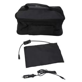 Портативная мини-автомобильная микроволновая печь 12 В электрическая духовка быстрый нагрев пикник-бокс для путешествий кемпинга еда