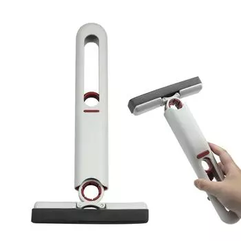 Портативная мини-швабра с самовыдавливанием — для влажной и сухой уборки, сильная впитывающая способность — идеально подходит для ванных комнат, кухонь, полов и т. д.