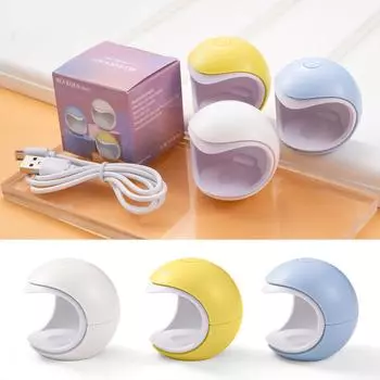 Портативная мини-светодиодная лампа для ногтей USB, профессиональная мини-сушилка для ногтей для начинающих, салонная сушилка для ногтей с гелями, маникюрный инструмент белый