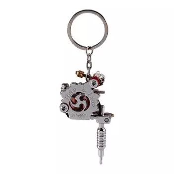 Портативная мини-тату-машинка, пистолет для татуировки, брелок в качестве подвесного орнамента