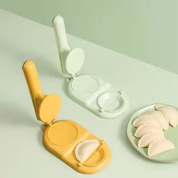 Портативная многофункциональная машина для изготовления пельменей 2-в-1 для быстрого изготовления пельменей, пресс для приготовления пельменей, кухонного использования зелёный