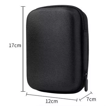 Портативная многофункциональная сумка Eva для хранения наушников, кабелей передачи данных и жестких дисков — устойчивая к давлению конструкция 17*12*7