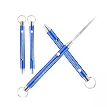 Портативная многофункциональная зубочистка из титанового сплава: Интегрированный высококлассный инструмент для ухода за зубами и самообороны.