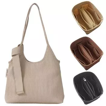 Портативная мягкая сумка, дорожная сумка, вставка из фетра, сумка с вкладышем, внутренняя сумка, сумка-вставка