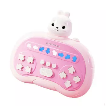 Портативная музыкальная игровая консоль, интерактивное головоломка для детей Bunny