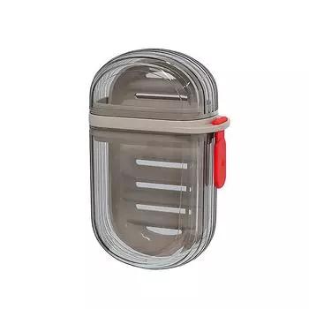 Портативная мыльница, герметичная коробка для хранения, водонепроницаемая, для путешествий, дома, ванной комнаты, мыльница для кемпинга, портативная мыльница для хранения