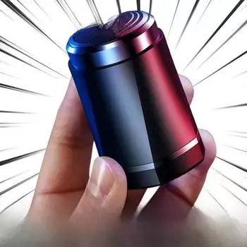 Портативная перезаряжаемая мини-электробритва для мужчин - триммер для бороды, пригодный для мытья всего тела 901 чёрный