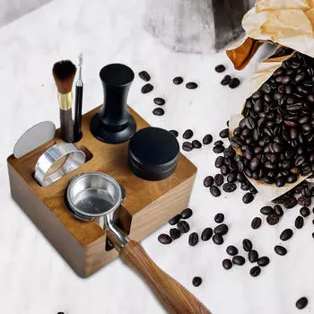 Портативная подставка для коврика для тамперной станции для эспрессо, портативный держатель для бара и офиса 51 or 54mm