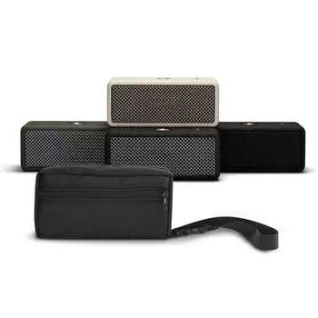 Портативная практичная износостойкая сумка для хранения аудиозащиты, чехол для динамика чёрный