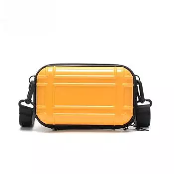 Портативная прозрачная мини-сумка для багажа из ПВХ: Многофункциональная дорожная сумка-мессенджер для телефонов и аксессуаров