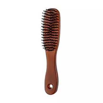 Портативная прозрачная расческа из щетины кабана, расческа против пушистости для придания объема волосам, расческа для массажа кожи головы для женщин с длинными волосами