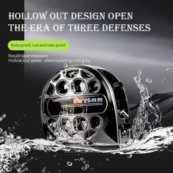 Портативная рулетка из нержавеющей стали, водонепроницаемая, антикоррозионная, устойчивая к коррозии, высокоточные измерительные инструменты с метрической шкалой CN