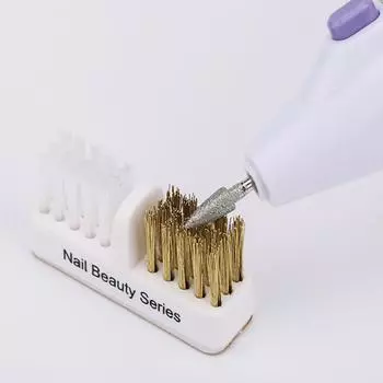 Портативная щетка для чистки сверла для ногтей для электрических сверл маникюрного станка