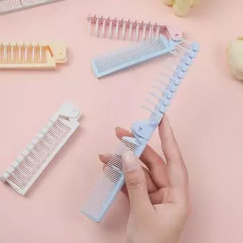 Портативная складная расческа для детей и женщин — идеально подходит для косичек, челок и длинных волос