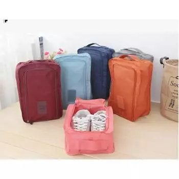 Портативная складная сумка для обуви, многофункциональная водонепроницаемая сумка-органайзер, сумка для хранения одежды, органайзеры, сумки первой необходимости, мойка автомобиля розовый