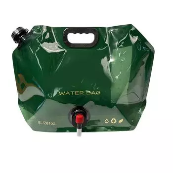Портативная складная сумка для воды для отдыха на природе, альпинизм, путешествия, кемпинг, пластиковая мягкая сумка для хранения воды, большая емкость для хранения воды One Size
