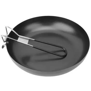 Портативная сковорода для кемпинга, складная походная посуда, сковорода с антипригарным покрытием, приготовление пищи, жарка, походная утварь для пикника