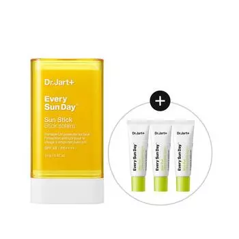 Портативная солнцезащитная палочка Dr.. Jart Every Sun Day Stick 19 г SPF48/PA++++++Mild Sun 5 мл x 3