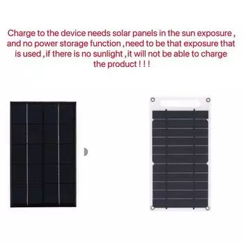 Портативная солнечная панель 5 В 5 Вт/10 Вт, быстрозарядное устройство, самодельная дорожная солнечная панель, подходит для походов, кемпинга и т. д.
