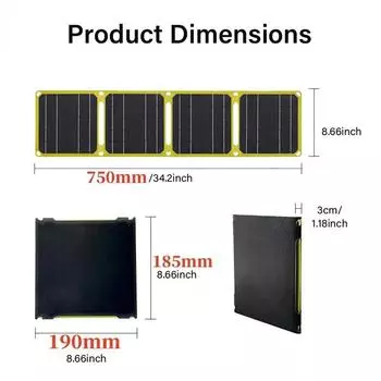 Портативная солнечная панель 5 В 9 В 12 В складная солнечная панель зарядное устройство для телефона USB порт для кемпинга на открытом воздухе походов путешествия мобильный источник питания
