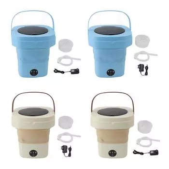 Портативная стиральная машина складная стиральная машина 8.5л стирка нижнего белья детская одежда носки для Blue EU Plug