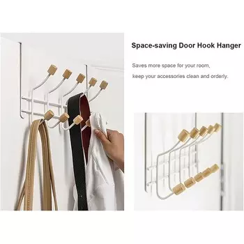 Портативная стойка для хранения на дверь спальни, крючки, вешалка для сумок, настенная вешалка для одежды, товары для дома