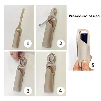 Портативная сумка для блеска для губ, силиконовая дорожная сумка для блеска для губ, чехол для хранения бальзама для губ, аксессуары для Кубка Стэнли зелёный