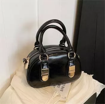 Портативная сумка для боулинга, женская сумка-мешок в стиле ретро, высококачественная универсальная сумка-мессенджер розовый