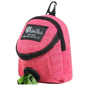 Портативная сумка для дрессировки собак, уличная сумка для лакомств для собак, закуска для щенков, поясная сумка, сумка для корма для собак, диспенсер, аксессуары для домашних животных чёрный