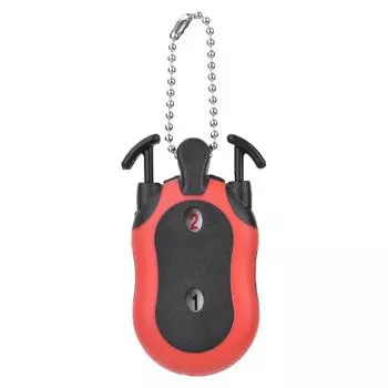 Портативная сумка для гольфа в форме счетчика очков для тренировок и соревнований (красный)