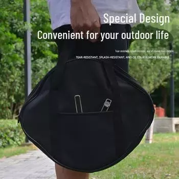 Портативная сумка для хранения чугунной посуды для использования на открытом воздухе: Подходит для грилей и сковород из медицинского камня