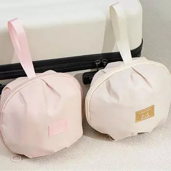 Портативная сумка для хранения нижнего белья, органайзер для носков, дорожная одежда, разделитель для бюстгальтеров и носков, сумка для сортировки одежды, дорожные принадлежности One Size бежевый