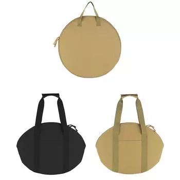 Портативная сумка для хранения сковороды для гриля, чехлы для гриля, сумка для переноски, стейки для кемпинга, сумки для сковороды на гриле, сумка для посуды для пикника, органайзер для сковороды CHINA