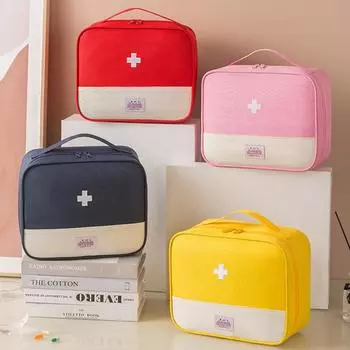 Портативная сумка для лекарств, аптечка первой помощи, органайзер для аптечек, сумка для хранения лекарств и таблеток на открытом воздухе, держатель для таблеток