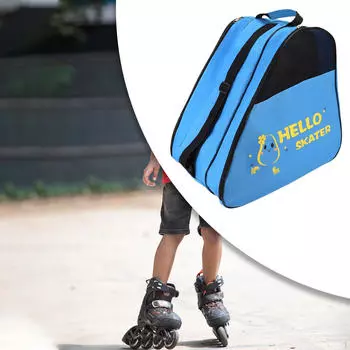 Портативная сумка для роликовых коньков для мужчин и детей синий