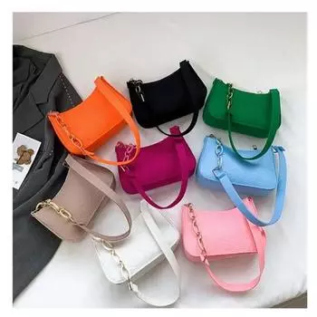 Портативная сумка контрастного цвета, сумка подмышкой, стильные сумки подмышкой, повседневные и модные женские сумки чёрный