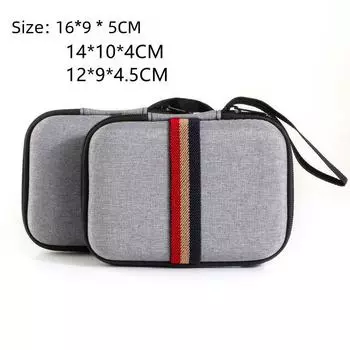 Портативная сумка Mosvi EVA: Компактное хранилище для мобильного жесткого диска, наушников, кабеля передачи данных и внешнего аккумулятора. 12*9*4.5CM