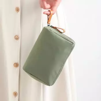 Портативная сумка на 2 молнии, косметичка, дорожная сумка, небольшой мини-органайзер для туалетных принадлежностей, композитный водонепроницаемый тканевый кошелек