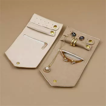 Портативная сумка-органайзер для украшений для женщин, дорожная многофункциональная сумка для хранения сережек, колец, ожерелий, креативная сумка для украшений розовый