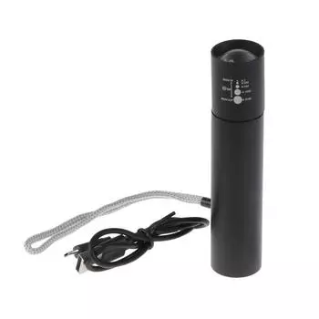 Портативная светодиодная ближняя инфракрасная лампа 850 нм, ручная медицинская лампа 660 нм, светодиодный красный свет, терапевтический фонарь, терапевтическая лампа, прямая зарядка через USB чёрный