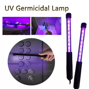 Портативная светодиодная ультрафиолетовая бактерицидная лампа для бытовой дезинфекции, портативная USB-лампа 3 Вт 5 Вт