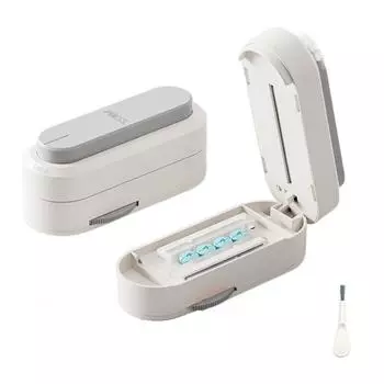 Портативная таблетница 2 в 1, пыленепроницаемый ежедневный делитель таблеток, компактная коробка для хранения таблеток, для ежедневного использования