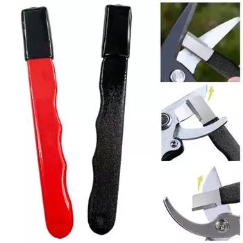Портативная точилка для ножей на открытом воздухе с нескользящей ручкой, эргономичный компактный размер, портативный садовый инструмент, точильный камень