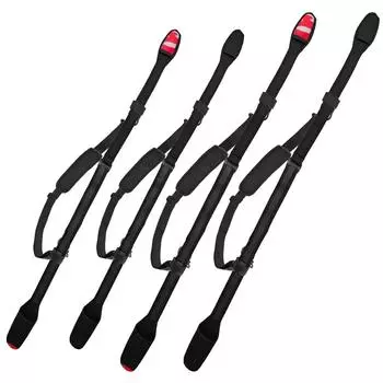 Портативная удочка, ремень для переноски, регулируемая защитная сумка для удочки, портативная износостойкая застежка, галстук, аксессуары для рыбалки 95-120cm красный