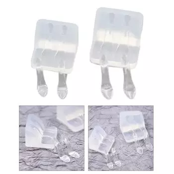 Портативная УФ-обувь на высоком каблуке в форме силиконовой формы для самостоятельного изготовления украшений, силиконовые формы для поделок, изысканные аксессуары для самостоятельного изготовления S