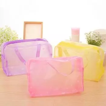 Портативная водонепроницаемая прозрачная сумка для хранения туалетных принадлежностей для путешествий, сумка для макияжа