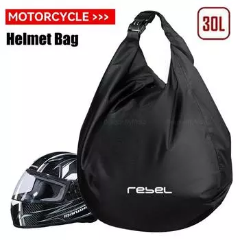 Портативная водонепроницаемая сумка для шлема мотоцикла Honda Rebel 300 Rebel 500 CMX Rebel300 Rebel500 Большая вместимость Пароль Блокировка Анти чёрный