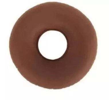 Портативная воздушная подушка с круглой подушкой в форме воздушного пончика для пожилых людей и стульев [SASAICHI] Насос, Подушка, Подушка, (коричневый), Воздух-001